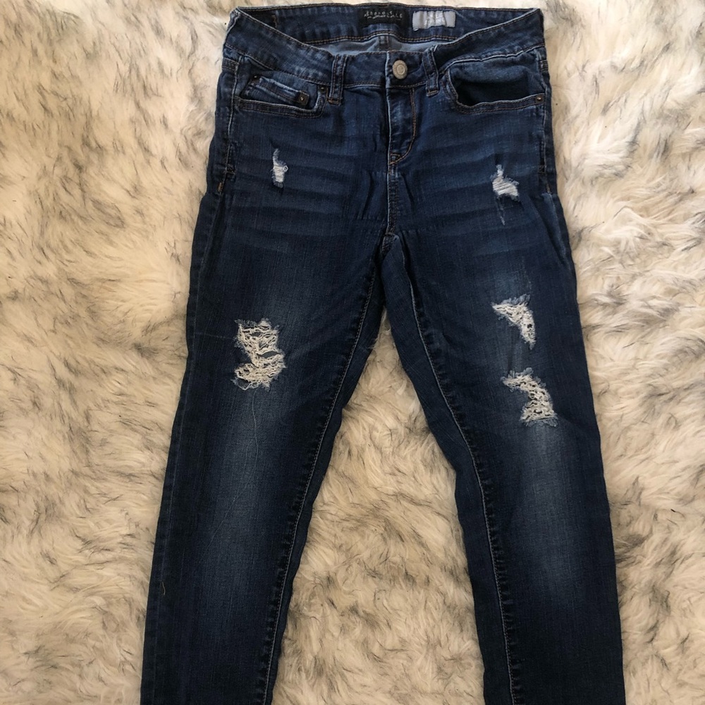 Ripped Skinny Jeggings